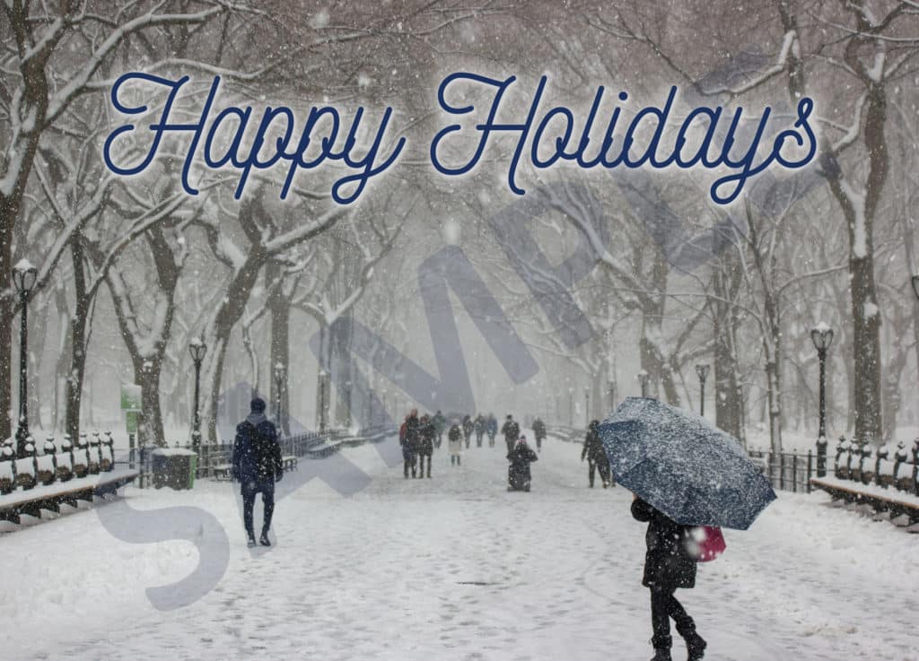 Happy Holidays Postcard